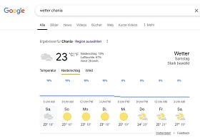Klicke auf die Grafik für eine größere Ansicht

Name:	Wetter Chania.jpg
Hits:	372
Größe:	39,3 KB
ID:	103056